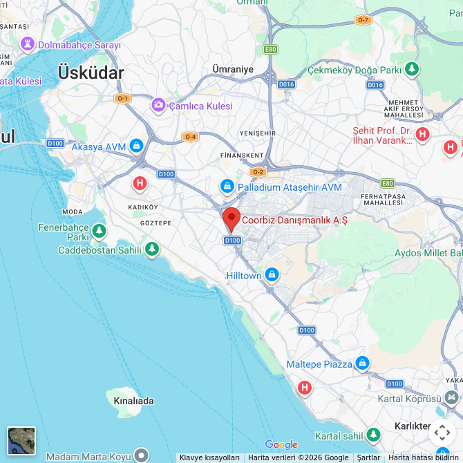 Coorbiz Akademi konumu